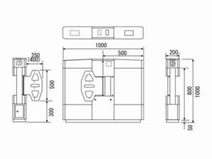 Ｇ７０００シリーズフラッパーゲート機(標準構成)