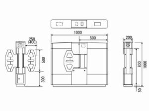 Ｇ７０００シリーズフラッパーゲート機(標準構成)