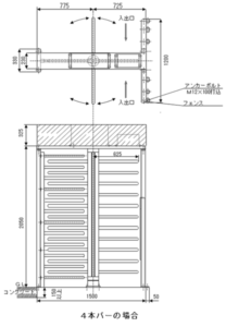 ＮＧ４００シリーズ 回転ゲート機